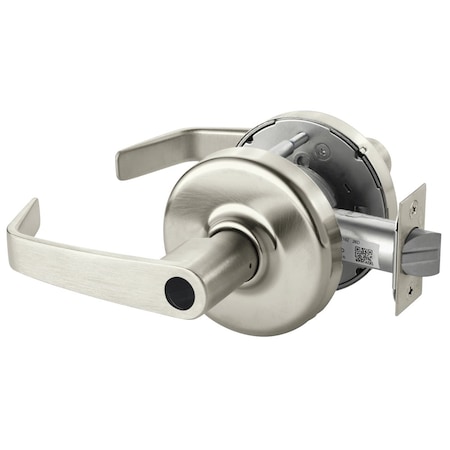 Corbin Russwin Grade 1 Entry/Office Cylindrical Lock, Newport Lever, D Rose, Conventional Less Cylinder, Satin Nick CLX3361 NZD 619 LC